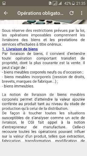 Fiscalité marocaine (TVA) screenshot 3