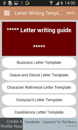 Letter Writing Format In English 2 تصوير الشاشة