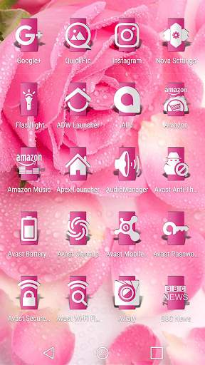 Up Pink Icon Pack screenshot 2