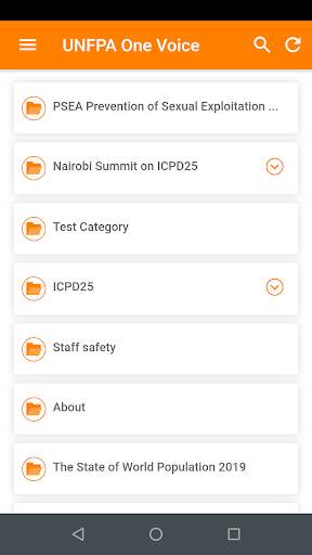 UNFPA One Voice Mobile screenshot 2