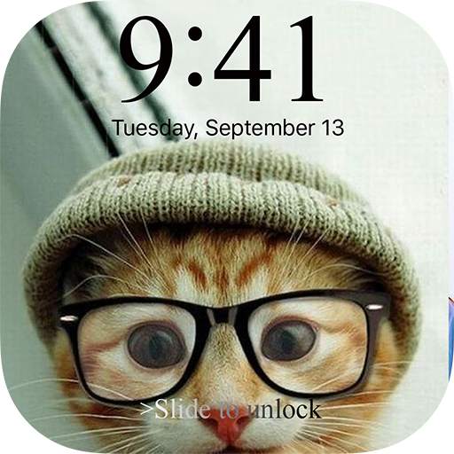 Kawaii Kitty Lock Screen Emoji - kitty wallpaper 8.0