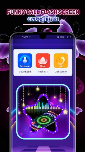 Funny Call Flash Screen - Color Themes screenshot 1