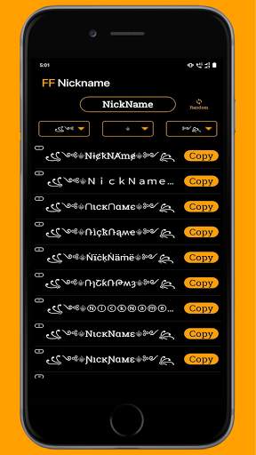 FF Name Creator - Nickname Generator For Games screenshot 2