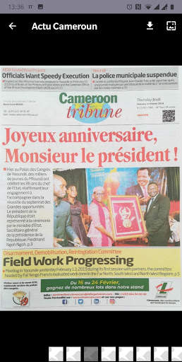 Actu Cameroun - News & Infos screenshot 4