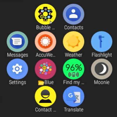 Bubble Cloud Wear OS Launcher screenshot 27