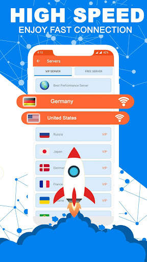 SuperSonic VPN-Fast, Secure, Unlimited Proxy screenshot 1