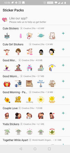 Animated Good Morning Stickers for WhatsApp screenshot 5
