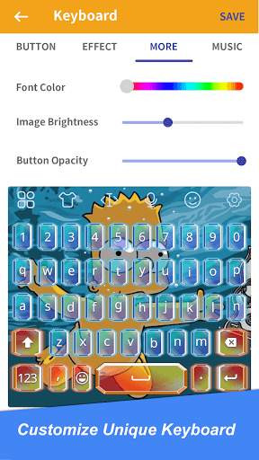 Chic Emoji Keyboard स्क्रीनशॉट 1