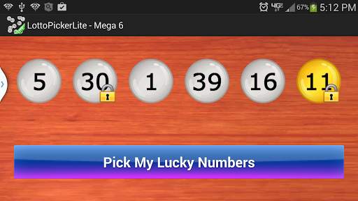 Lottery Number Picker Lite screenshot 4