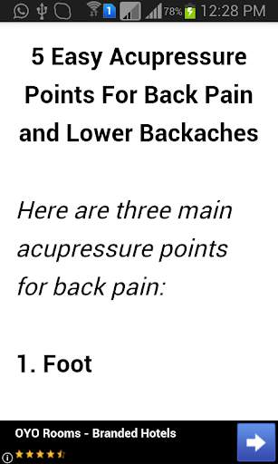 Acupressure Points Guide 5 تصوير الشاشة