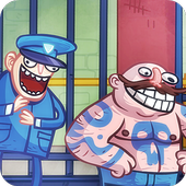Troll Face Prison Jail Break أيقونة