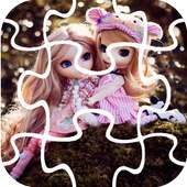 Cute Doll Jigsaw Puzzle King logo