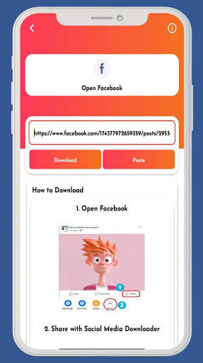 Social Media Content Downloader - Photo & Video screenshot 1