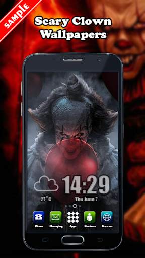 Scary Clown Wallpaper screenshot 2