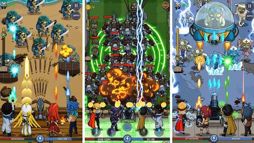 좀비 워: 유휴 디펜스 게임 screenshot 13