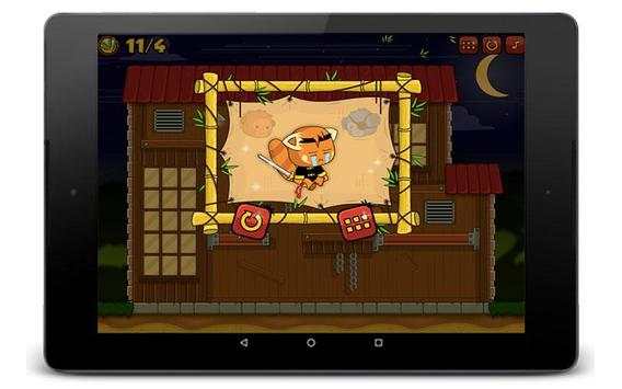 Little Ninja Fox - games action screenshot 5