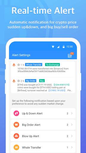 CoinMoon - Bitcoin & Crypto Tracker, Alert, News screenshot 5