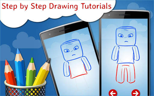 How to Draw Minecraft step by step Drawing App screenshot 3