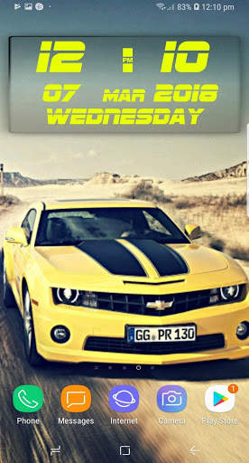 Cars and Bikes Clock Live Wallpaper HD New 2018 screenshot 5