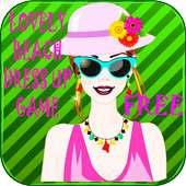 Lovely Beach Dress Up Game logo