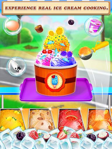 Street Ice Cream Shop - Summer Beach Carnival screenshot 5