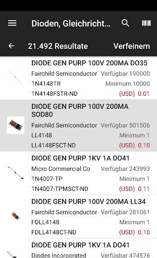 Digi-Key screenshot 2