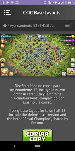 Diseños Aldeas para COC screenshot 7