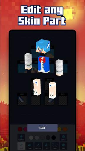 Skin Editor 3D for Minecraft PE screenshot 4