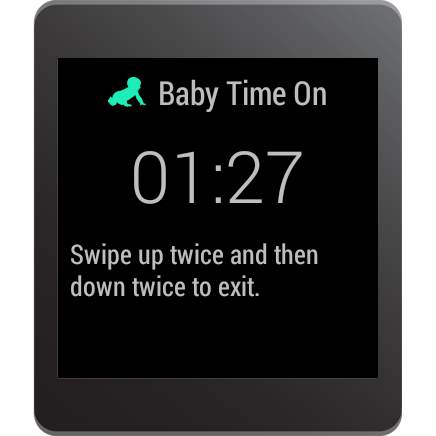 Baby Time: Android Wear Lock screenshot 1