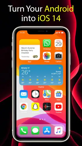 Launcher iOS 14 2 تصوير الشاشة