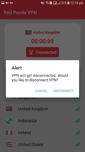 Red Panda VPN(Free Unlimited VPN Fast) 2019 screenshot 3