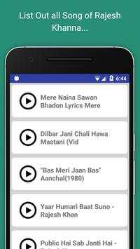Rajesh Khanna Hit Songs 2016 screenshot 3
