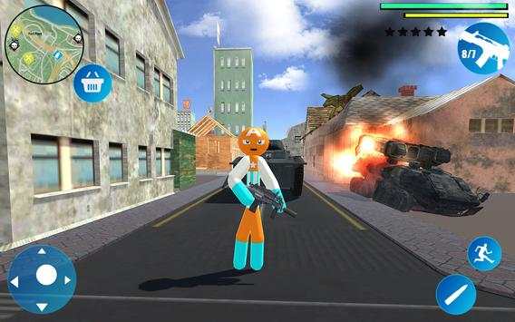 Captain Hero Stickman Vegas Crime screenshot 7