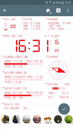 Oajoo Device Info Wallpaper screenshot 2