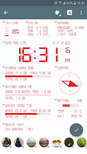 Oajoo Device Info Wallpaper screenshot 2