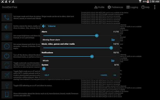 DroidSet Free screenshot 17