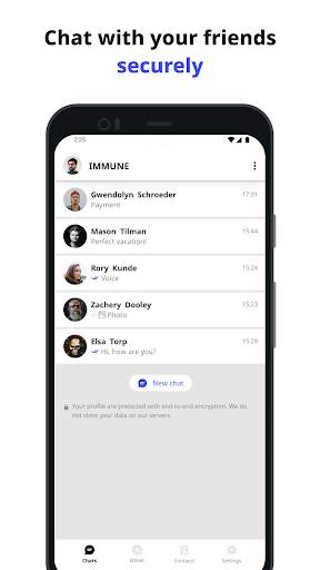 IMMUNE Messenger screenshot 3