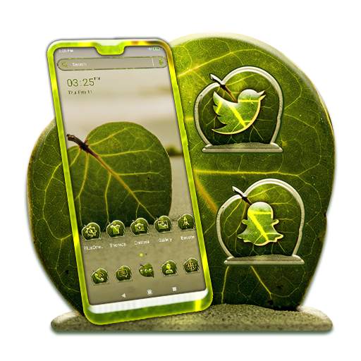 Sand Leaf Launcher Theme 1.0