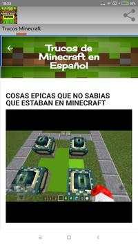 Trucos de Minecraft en Español screenshot 1