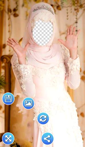Hijab Wedding Photo Frames screenshot 2