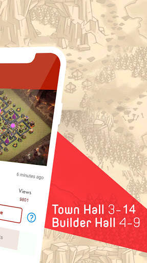 Clash base layouts with link скриншот 3