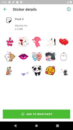 WAStickerApps Animated 💕 Love Animated Stickers screenshot 3