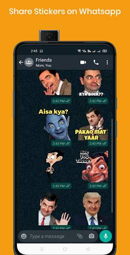 Mr. Bean Comedy Stickers for WhatsApp - WA Sticker screenshot 1