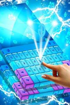 Blue Flowers Theme for Keypad screenshot 2
