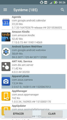 Gestionnaire d'applications système screenshot 7