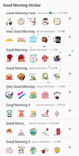 Good Morning Sticker for Whatsapp - WAStickerApps screenshot 2