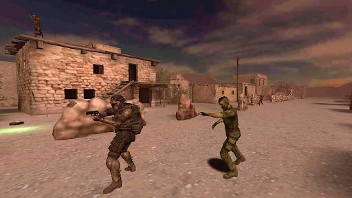 Commando zombie highway Game screenshot 2