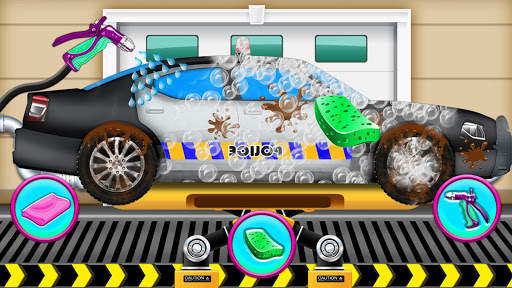 Police Car Wash Cleanup screenshot 3