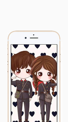 Cute Couple Wallpaper screenshot 2