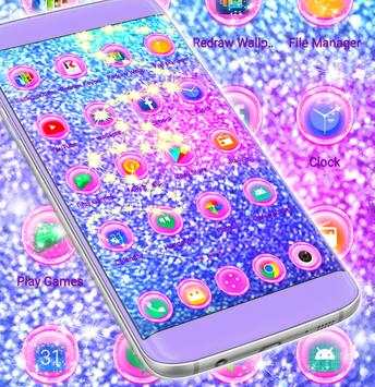Pink Glitter Launcher screenshot 4
